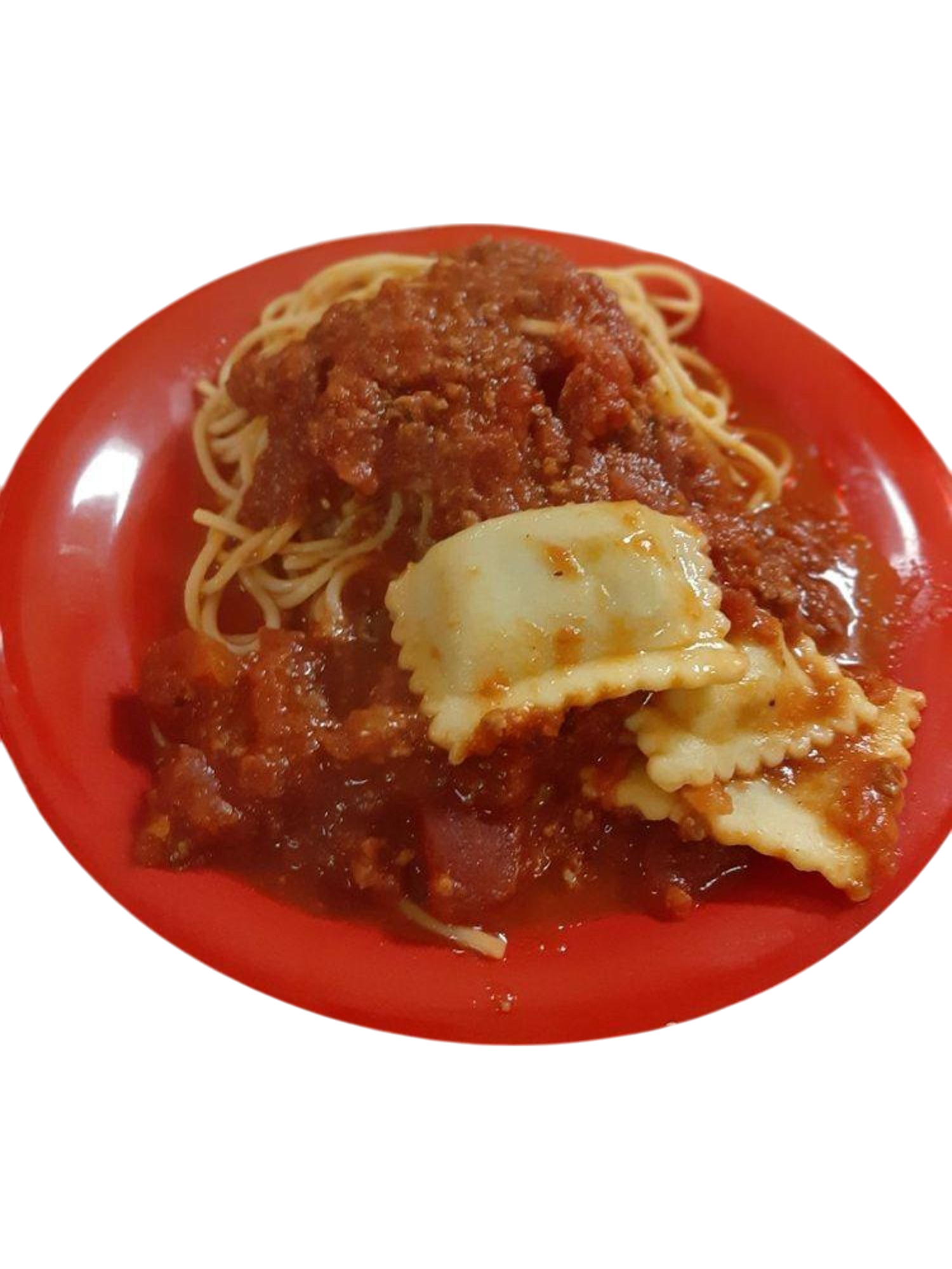 Half Spaghetti / Half Ravioli