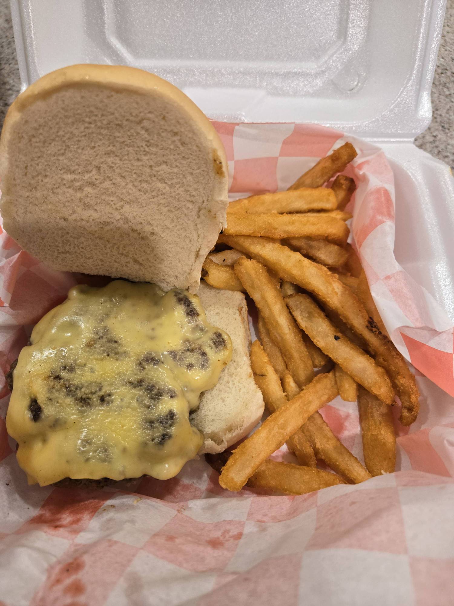 Cheeseburger and Fries