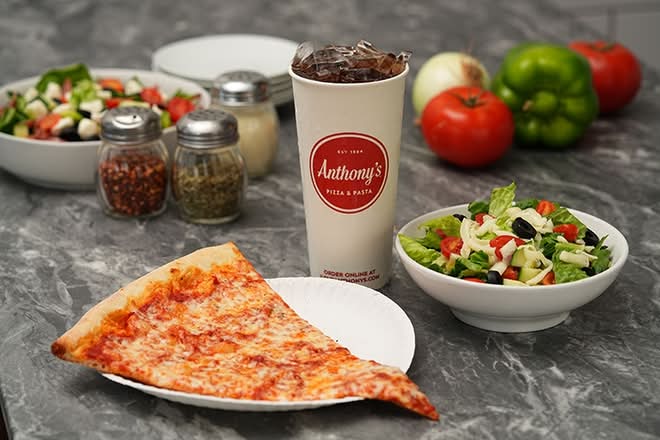 New York Style Slice and Salad