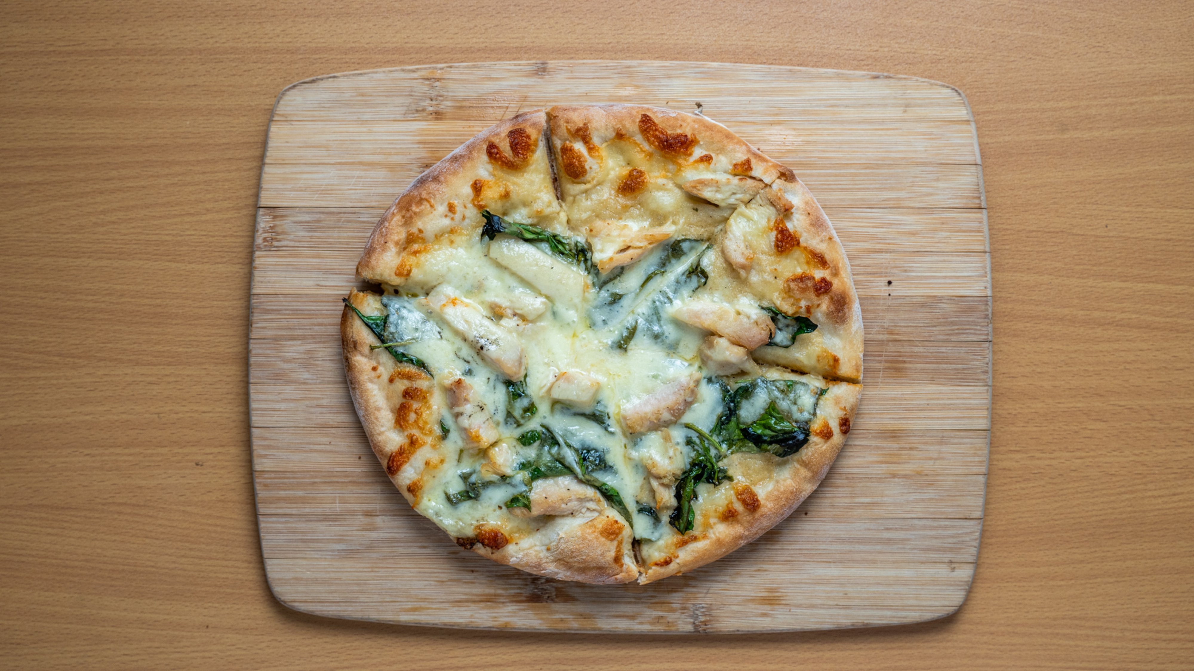 Personal 10" - Chicken Spinach Alfredo