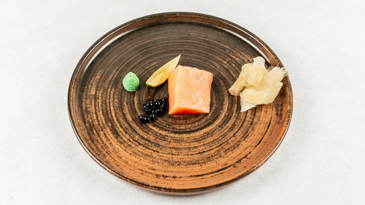 Losos sashimi