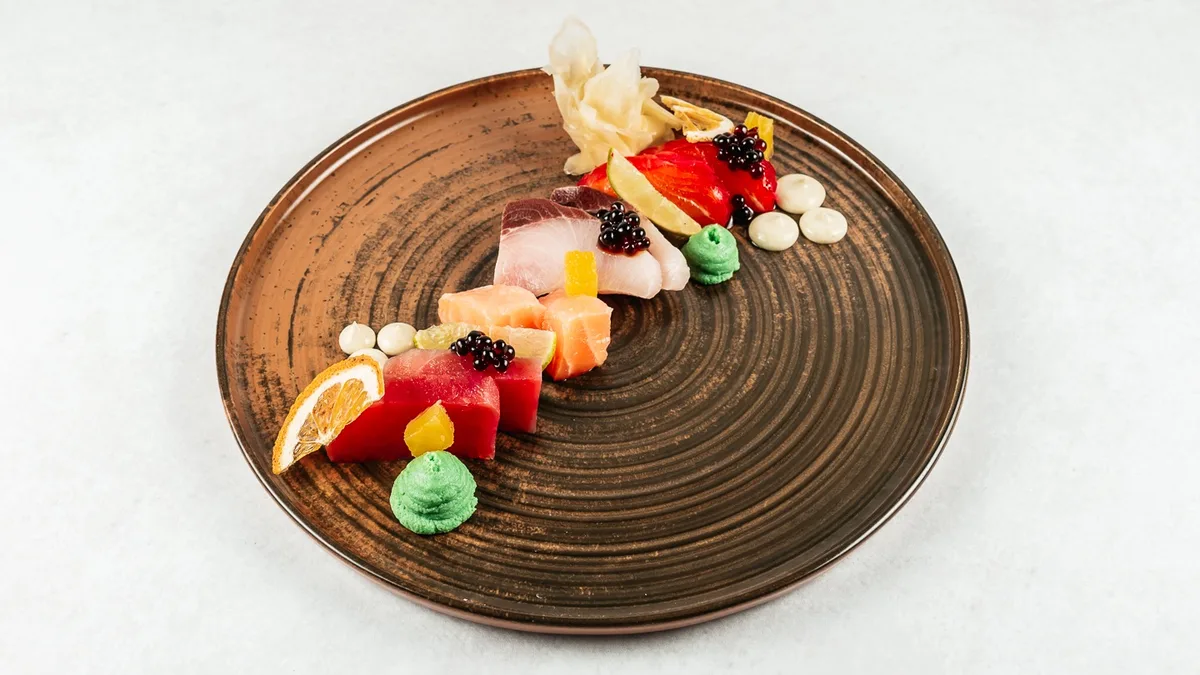 Sashimi plata