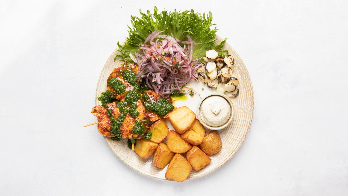 Antichucho de Gambas