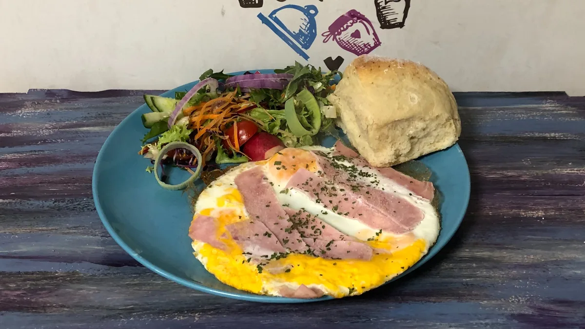 Ham and eggs