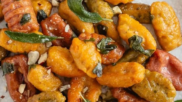 Menü 7. (gyümölcsleves+vegán gnocchi)