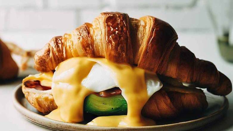Avocado, Egg and Cheese Breakfast Sandwich