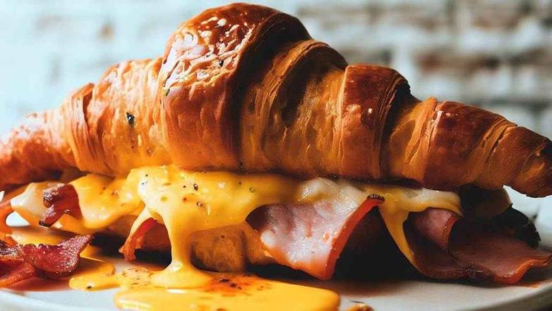 Bacon, Egg and Cheese Breakfast Sandwich