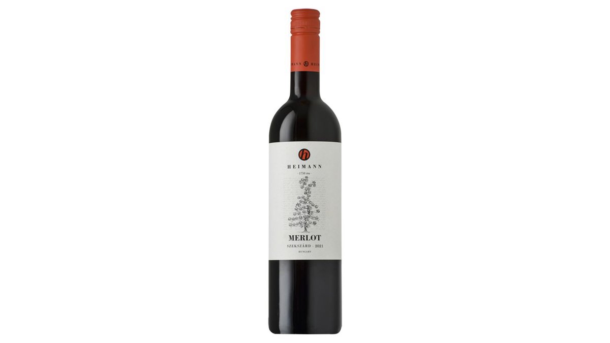 Heimann Merlot száraz vörösbor 15% 0,75 l
