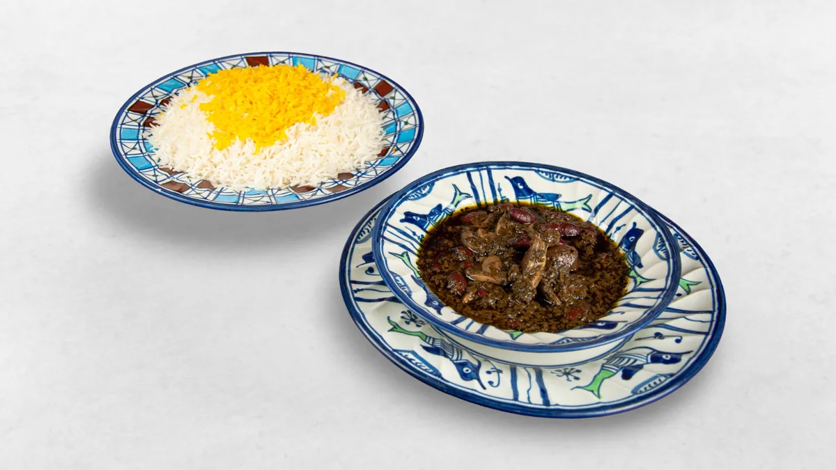 Ghorme Sabzi Vegan