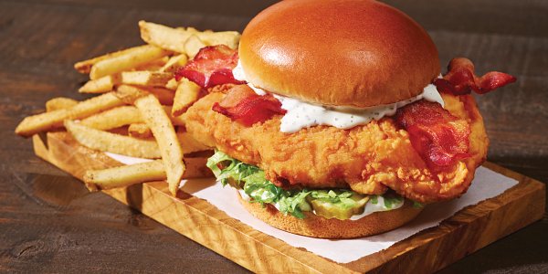 Bacon Ranch Crispy Chicken Sandwich