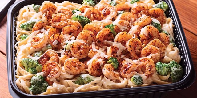 Blackened Shrimp Alfredo