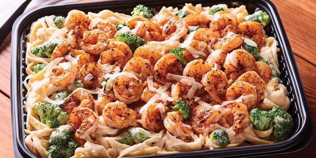 Classic Blackened Shrimp Alfredo