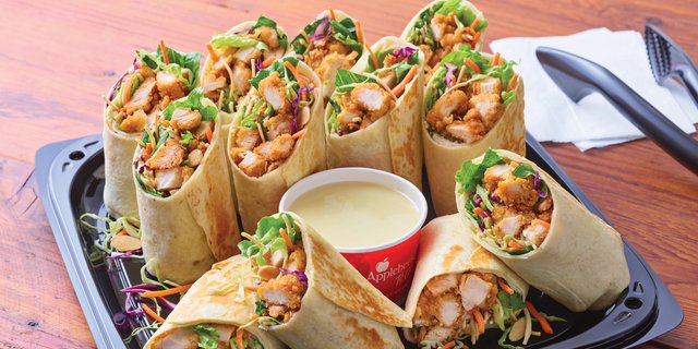 Oriental Chicken Salad Wraps