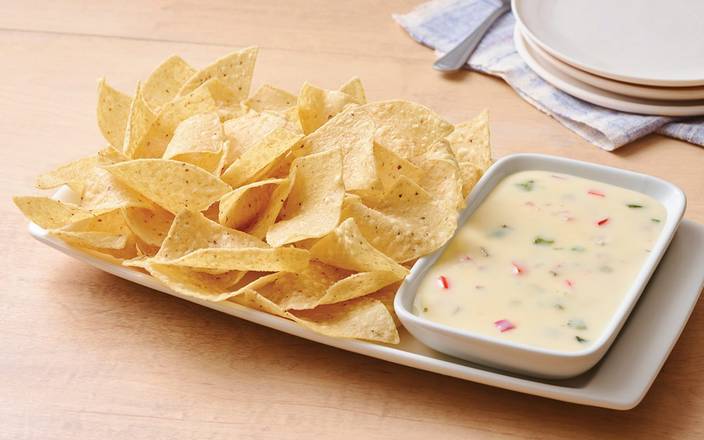 White Queso Dip and Chips