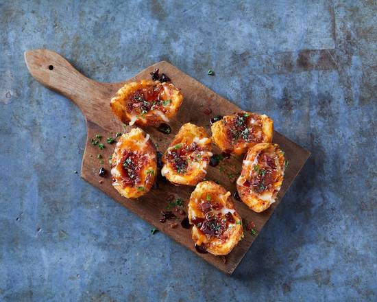 Bacon Whiskey-Glazed Loaded Potato Skins
