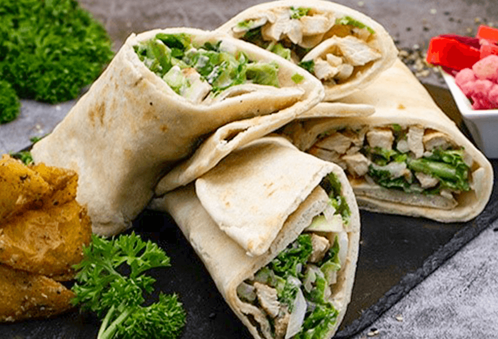Shawarma de Pollo (dos Rollos)