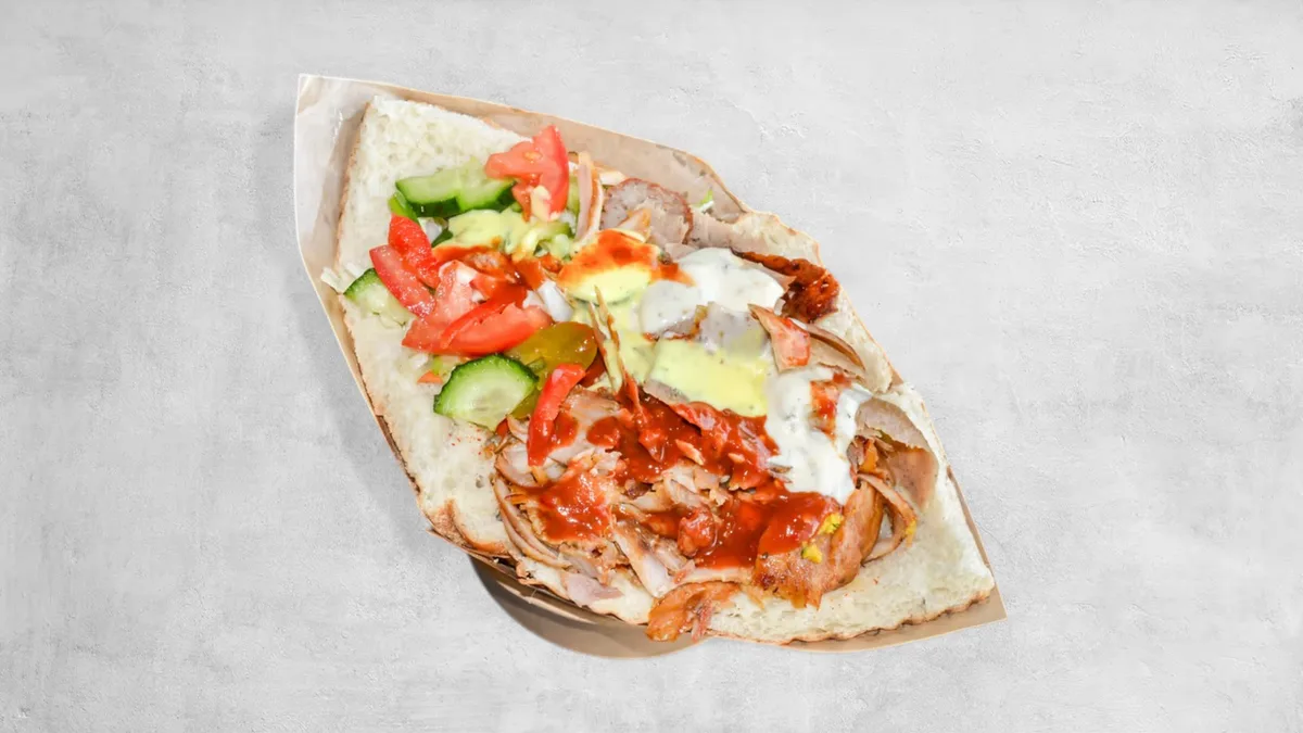 Kebab w bułce