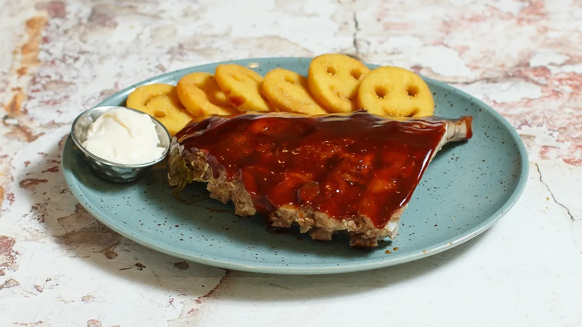 Half Rack BBQ Spare Ribs