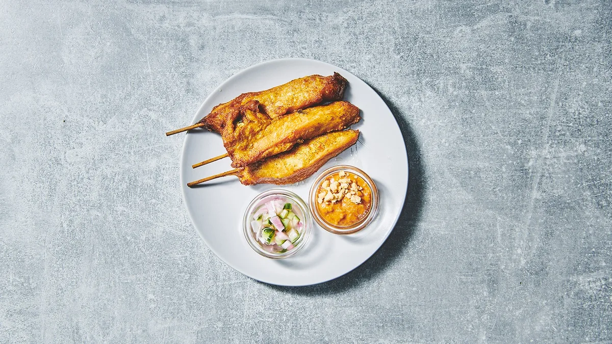 Kylling satay (3 stk)