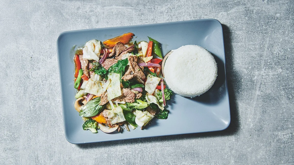 Wok med østerssauce