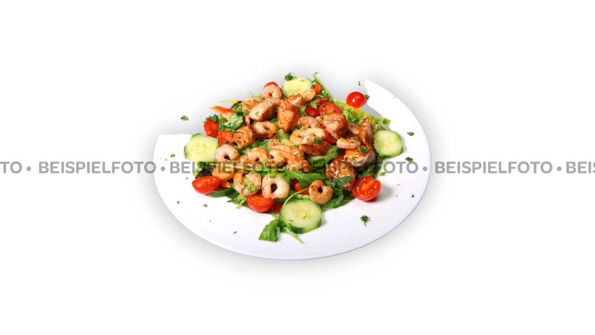 Insalata Gamberi e Salmone