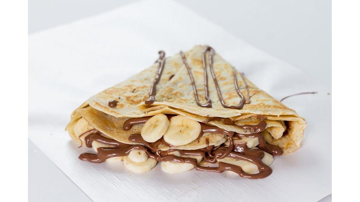Clătite cu finetti și banane