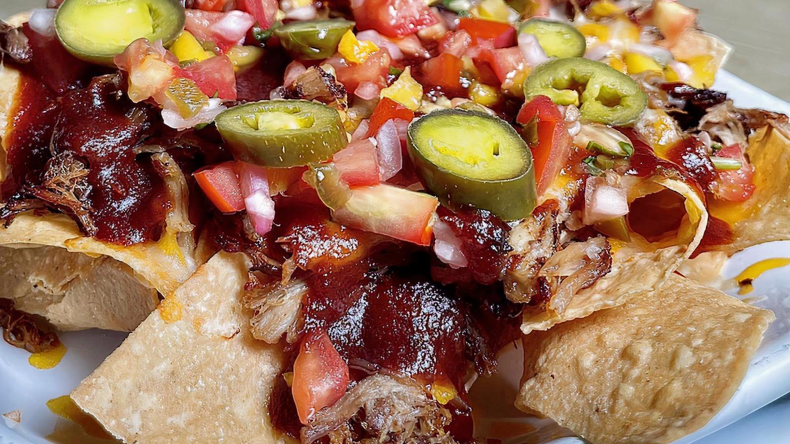 BBQ Pork Nachos