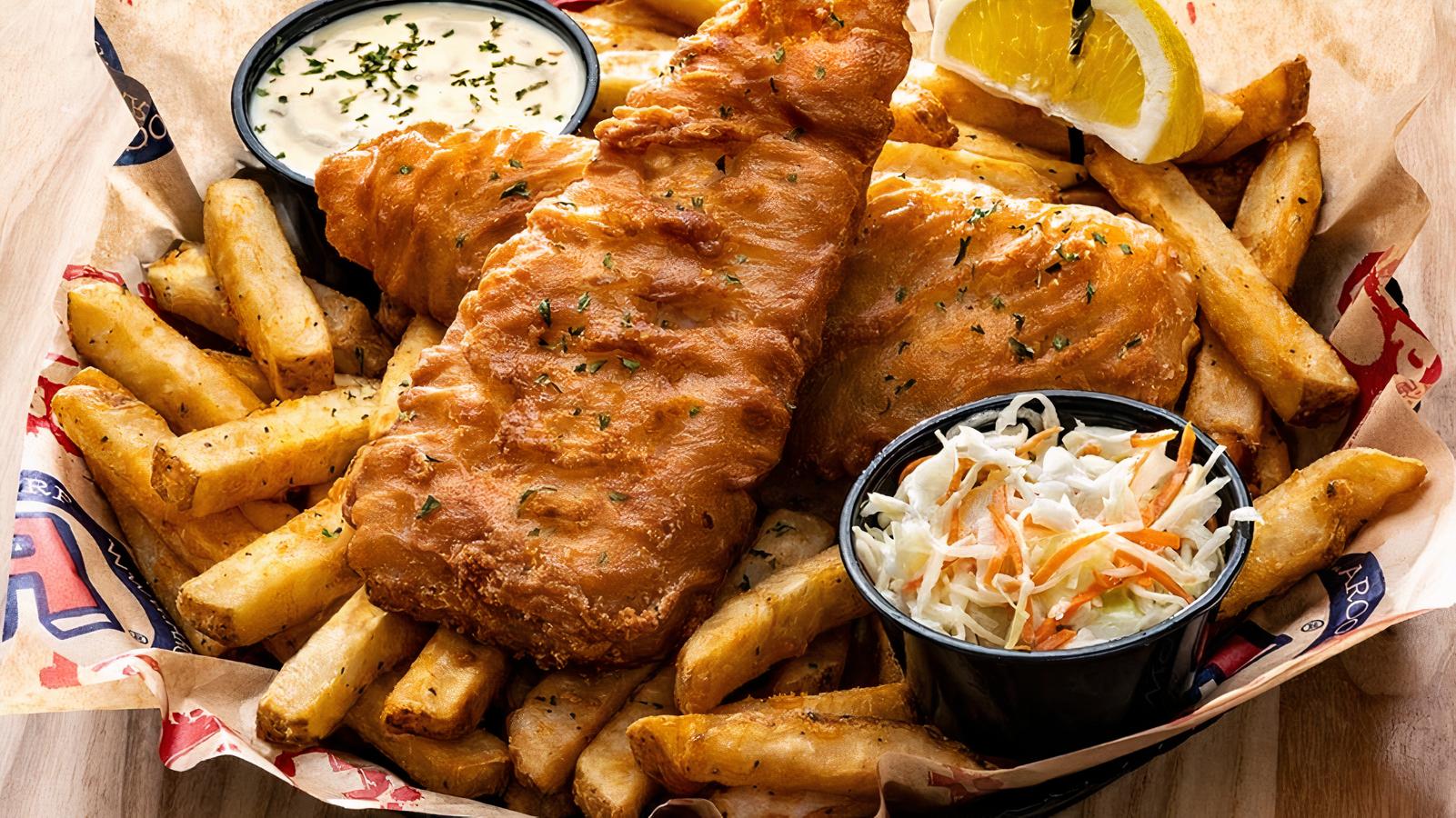 Beer-Battered Fish and Chips