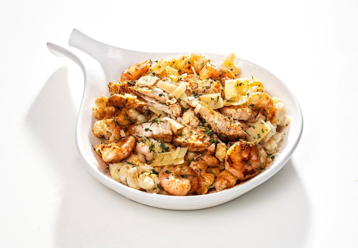 Cajun Chicken and Shrimp Pasta