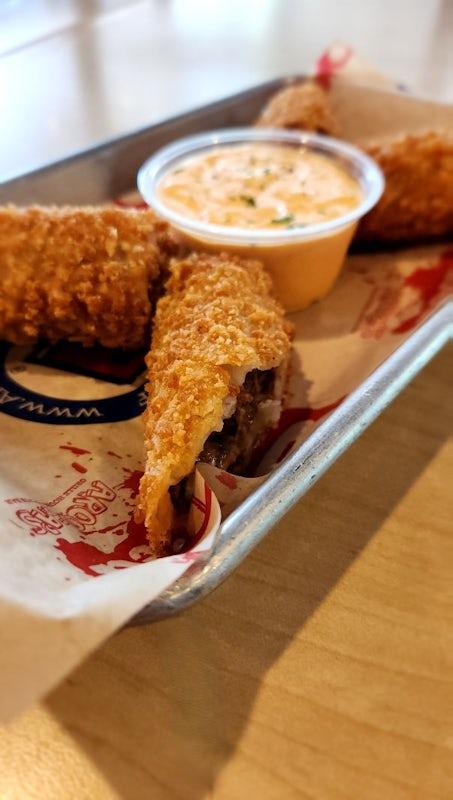 Cheesesteak Egg Rolls