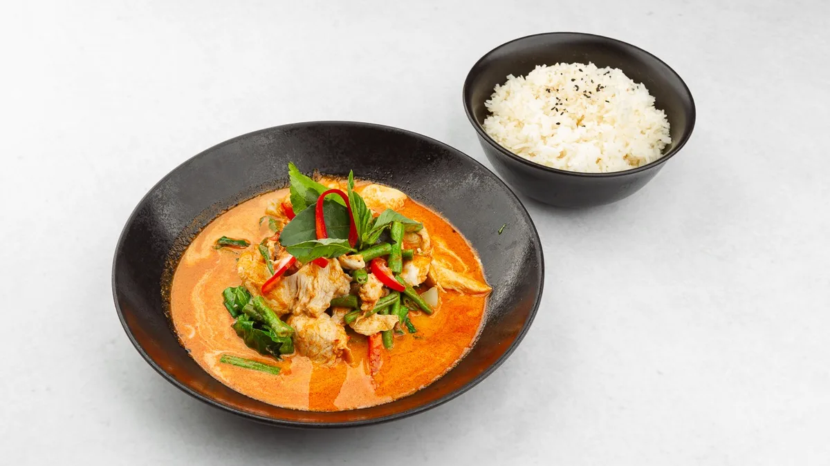 Panang curry z ribo (tradicionalni curry)🌶🌶