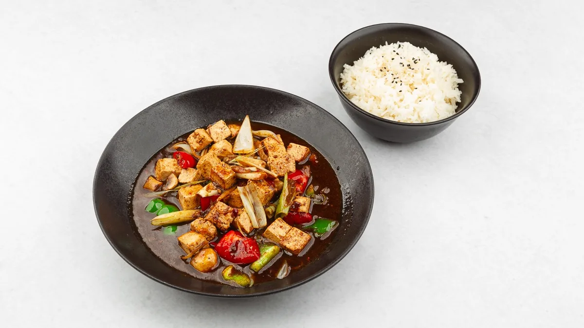 Stir-fry govedina s črnim poprom