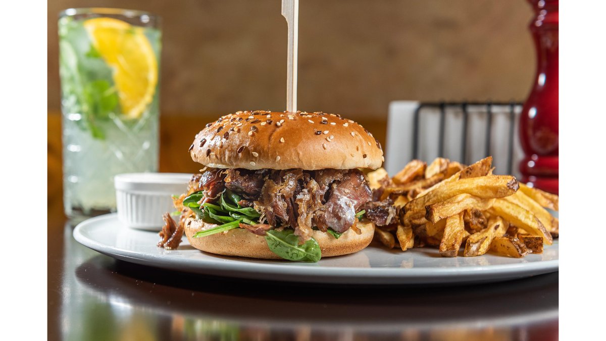 Duck burger