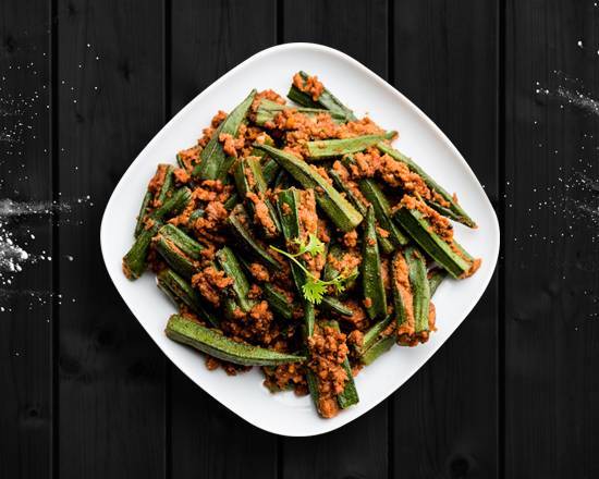 Fried Okra Masala
