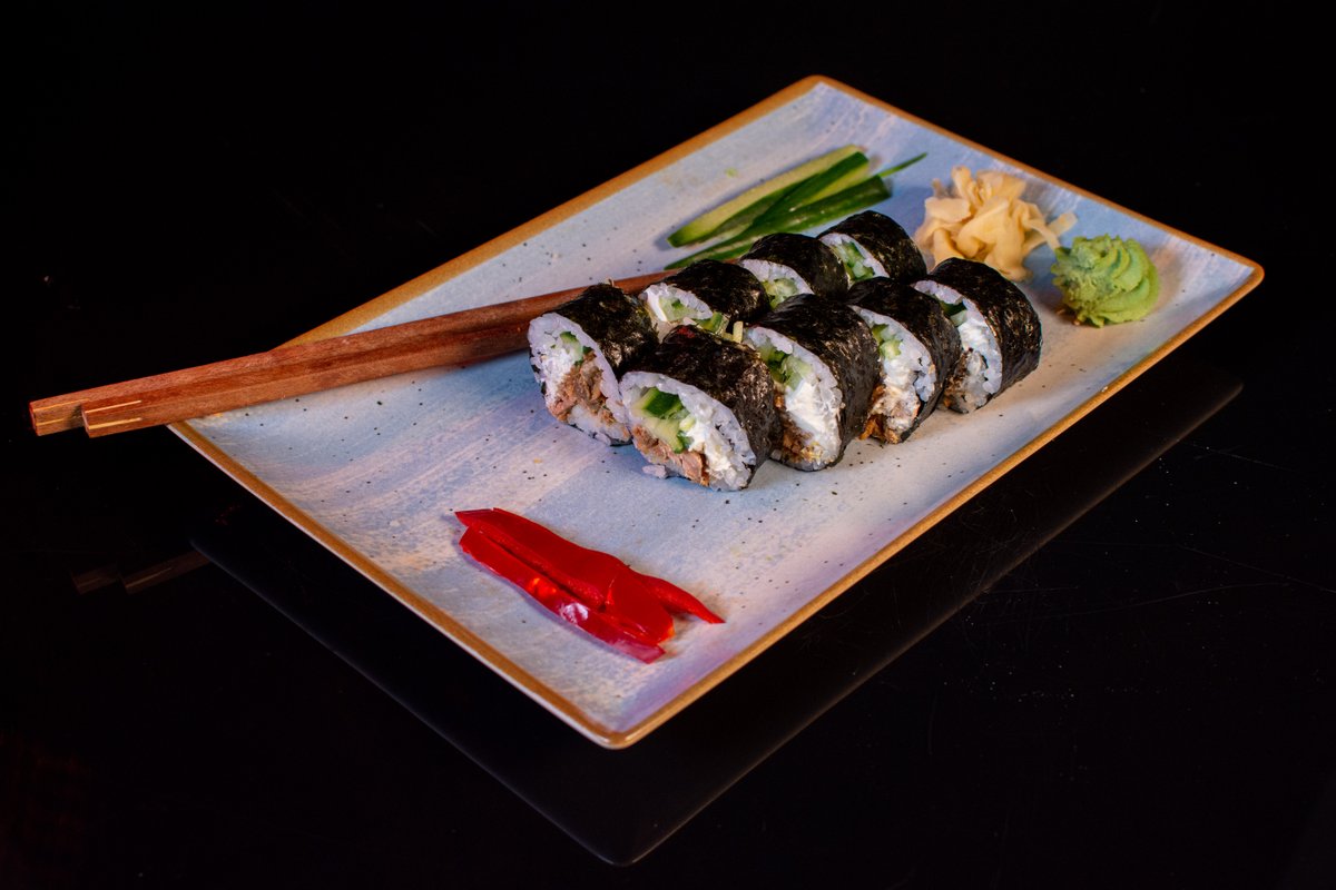 Big roll somon teriyaki