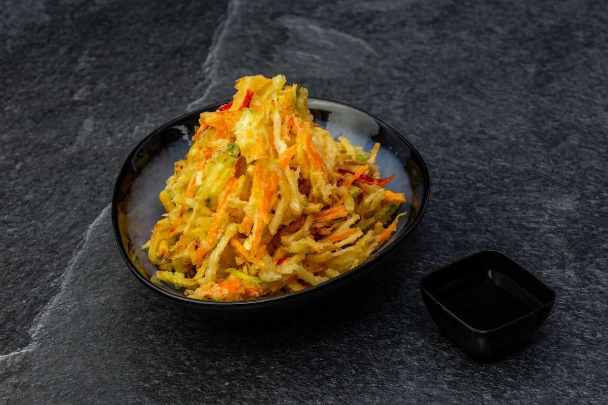 Legume tempura (vegan)