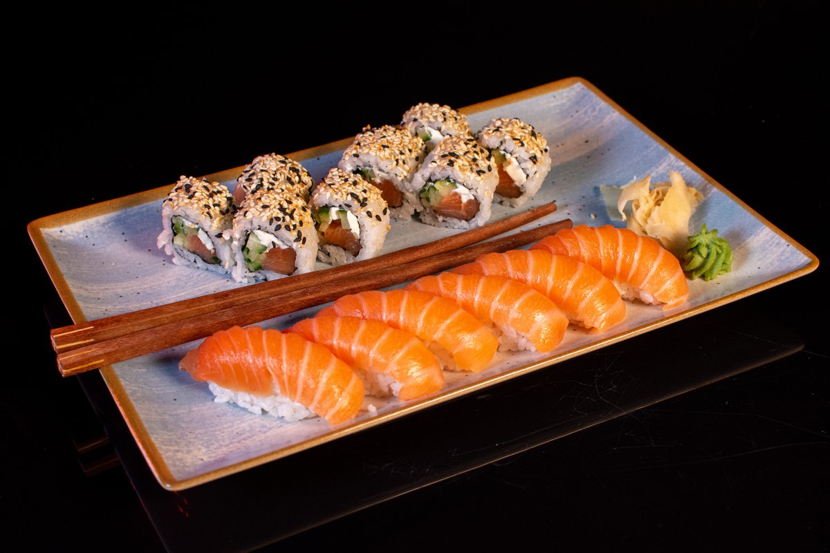 Mix Six Nigiri and Roll Somon