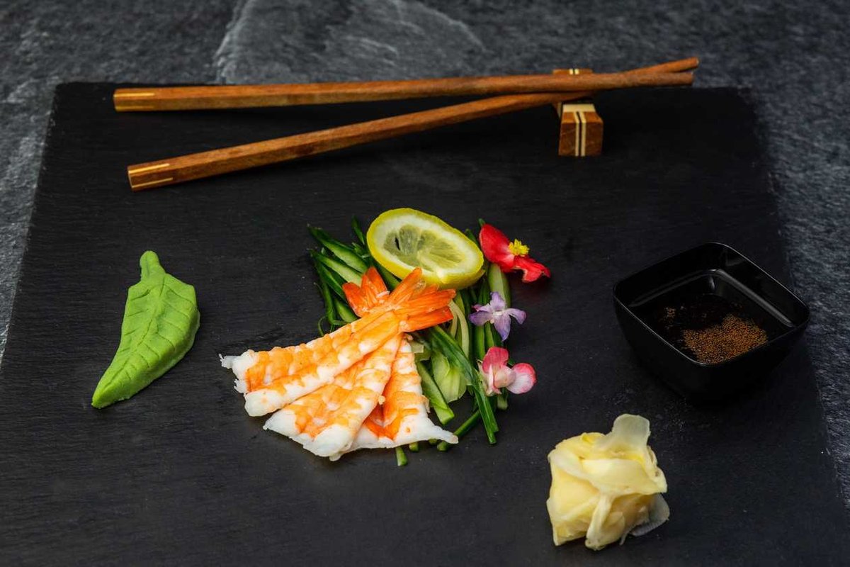 Sashimi crevete
