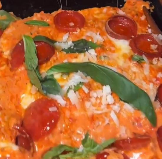 Sicilian Vodka Pepperoni Square