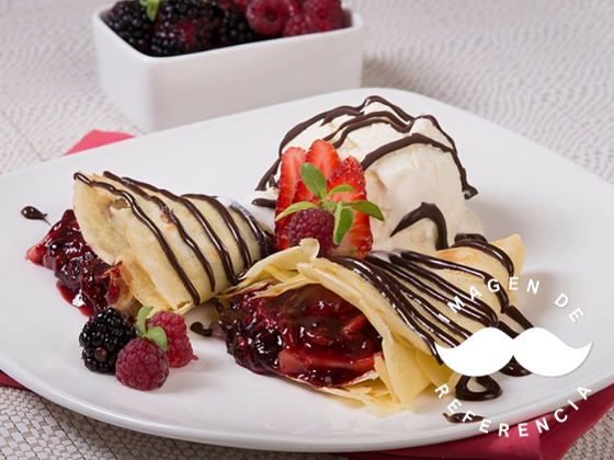 Crepa de Frutos Rojos
