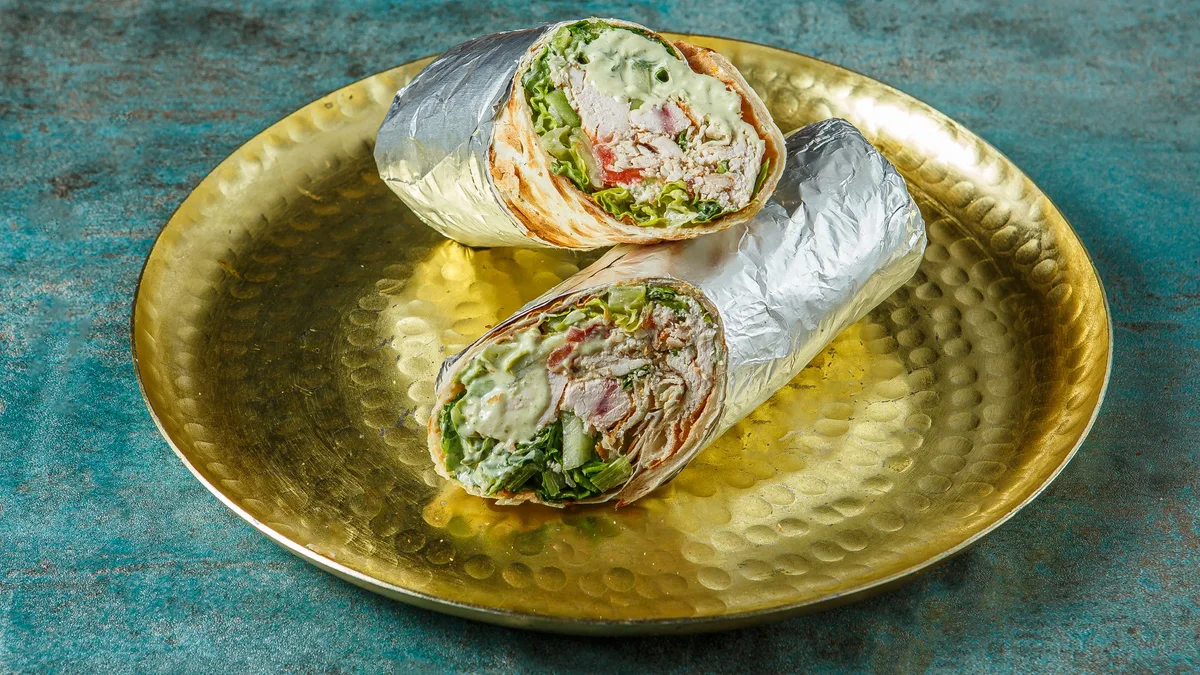Malai Tikka Wrap