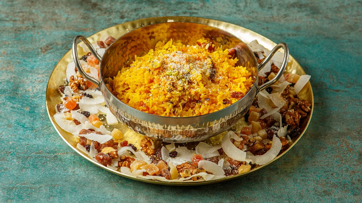 Zarda Pulao