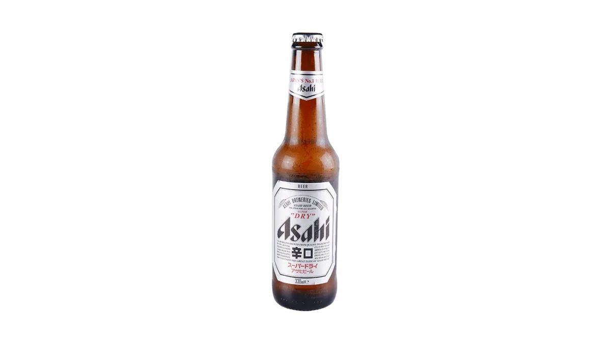 Asahi Bier Glasflasche 0,33l