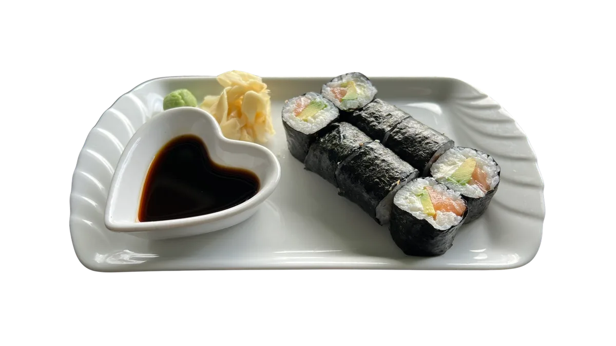 125b. Sake Hosomaki with Philadelphia