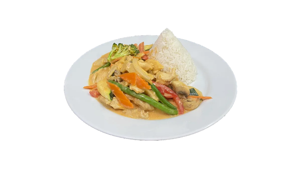 13. Chicken with Red Curry