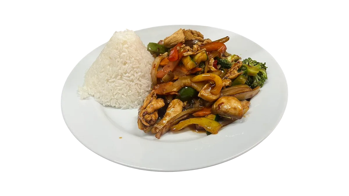 16. Chicken with Spicy Sauce