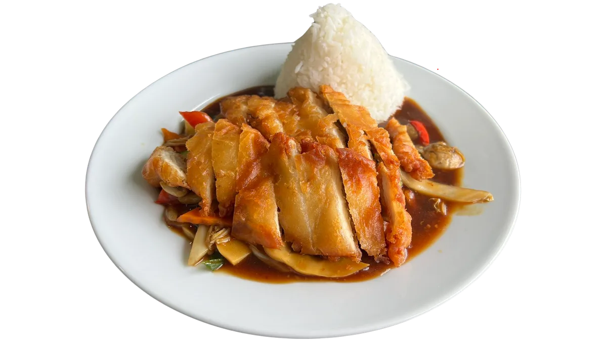 17. Crispy Chicken with Vegetables
