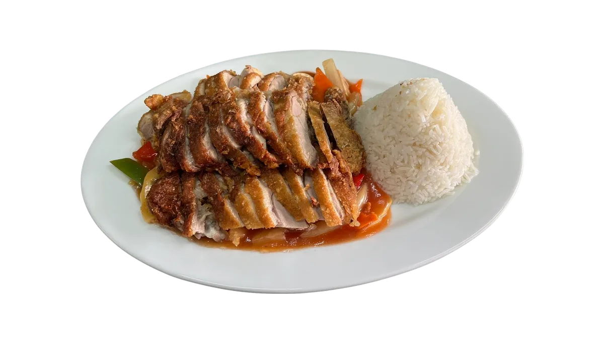 45. Crispy Duck with Pineapple