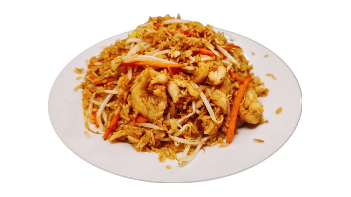 31. Gebratener Reis mit Schweinefleisch