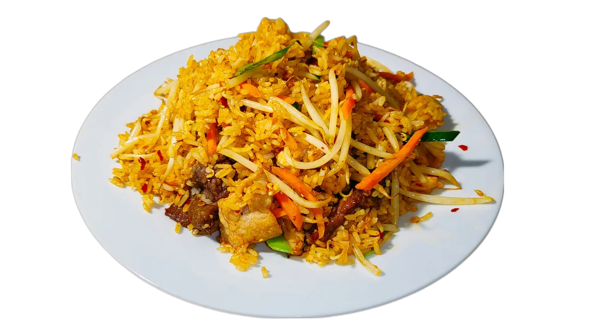 33. Gebratener Reis mit Rindfleisch